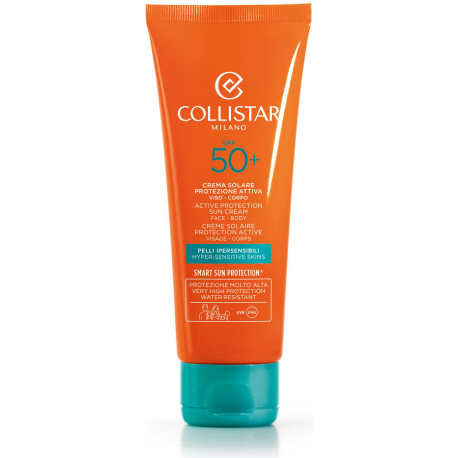 CREME SOLAIRE PROTECTION ACTIVE PEAUX HYPERSENSIBLES SPF 50+